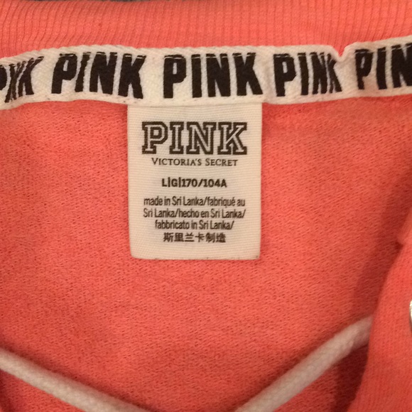 Pink lace up sweatshirt 💕 - Picture 2 of 3